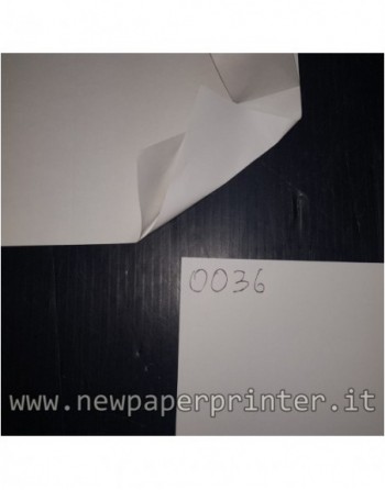 A6 Carta Adesiva Patinata Opaca per stampanti laser