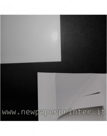 A4 Carta Adesiva Patinata Lucida per stampanti laser